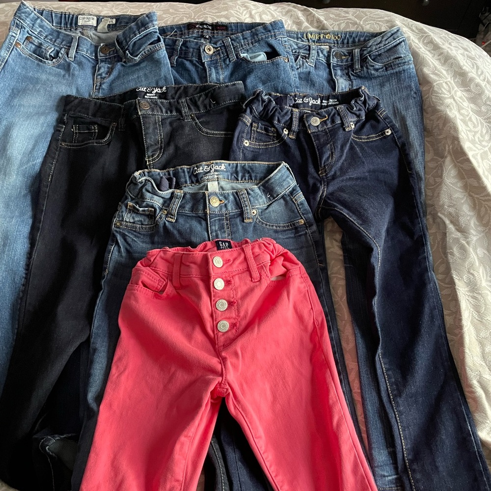 Seven pair girls size 8 jeans